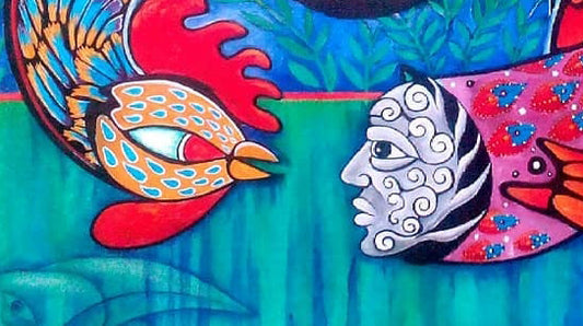 Der Hahn und die Qualle