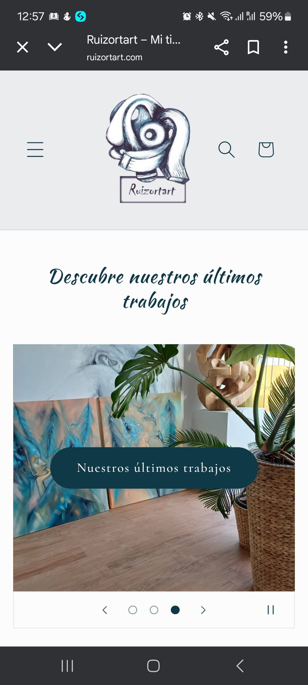 Hoy abrimos nuestra galería on line