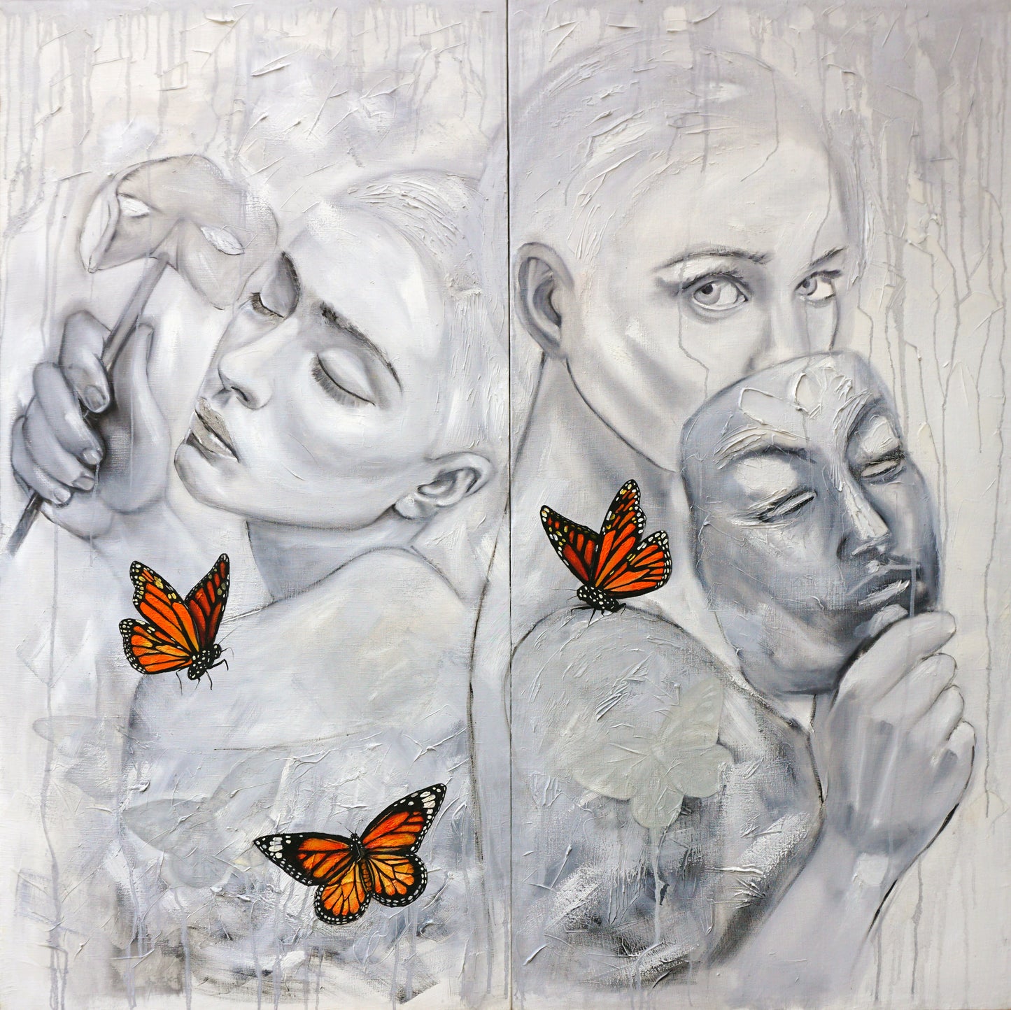 Come closer without a mask