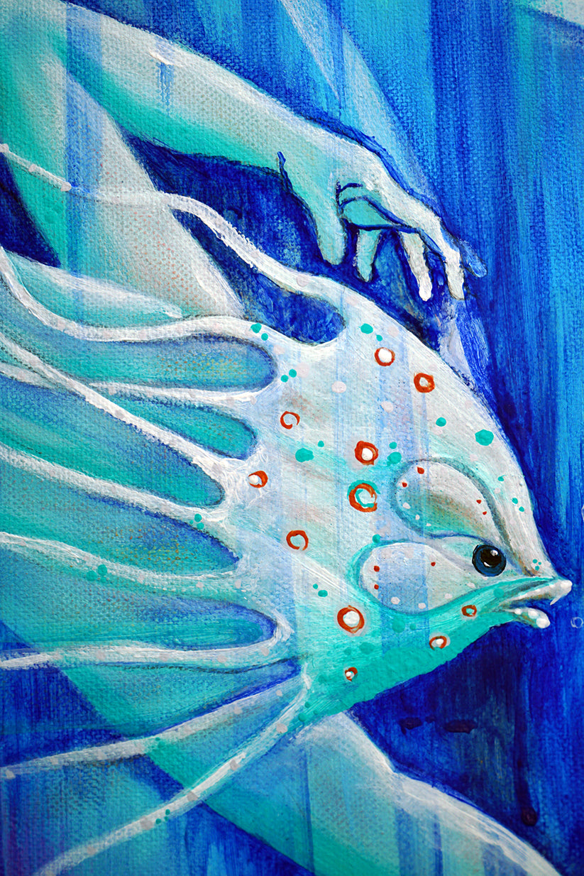 Detalle de la cabeza de la medusa