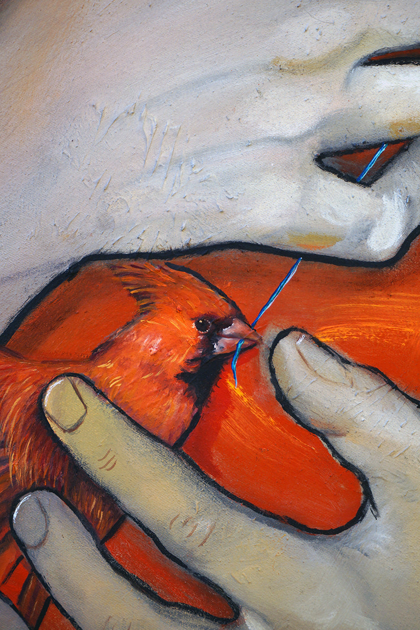Detalle de cardenal