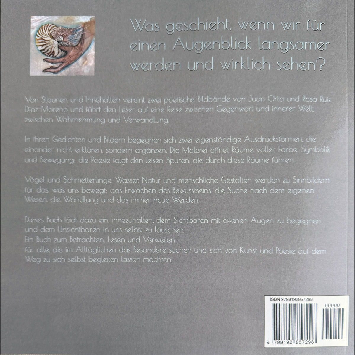Von Staunen und Innehalten. Gedichte, poetische Texte und Bilder
