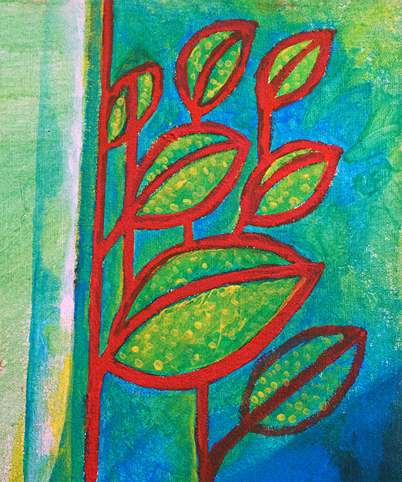 Detalle de hojas 