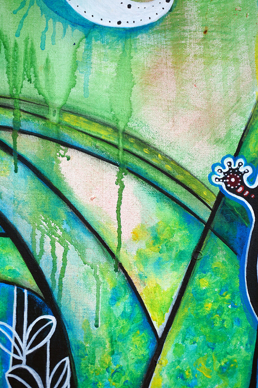 Detalle de abstracción del fondo