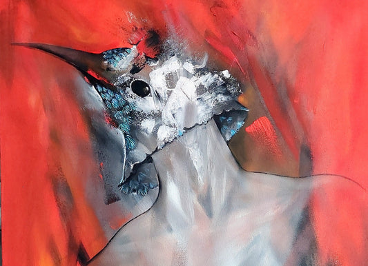 Kolibri-Frau