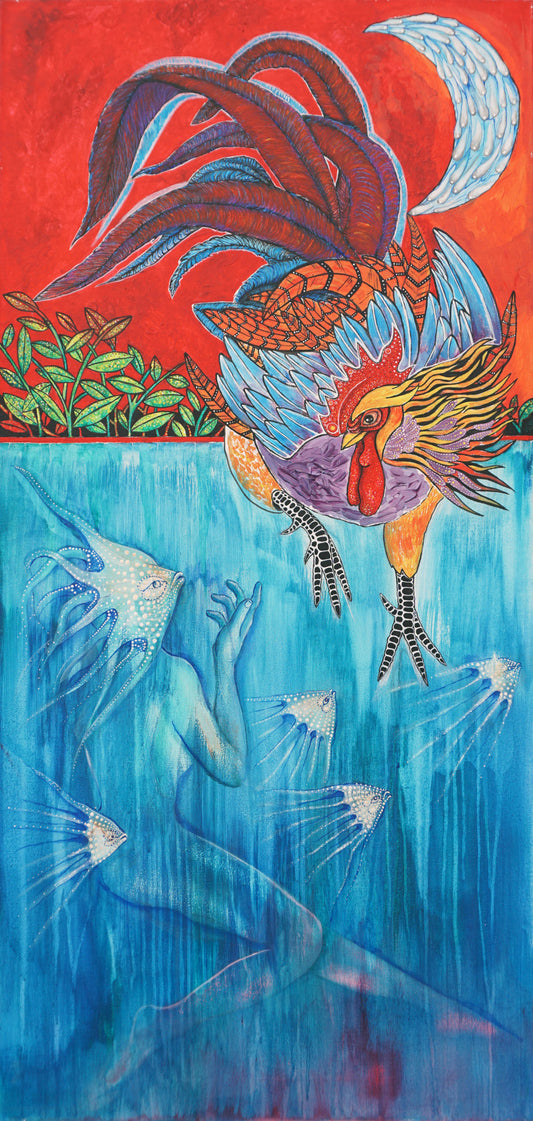 Der Hahn und die Qualle